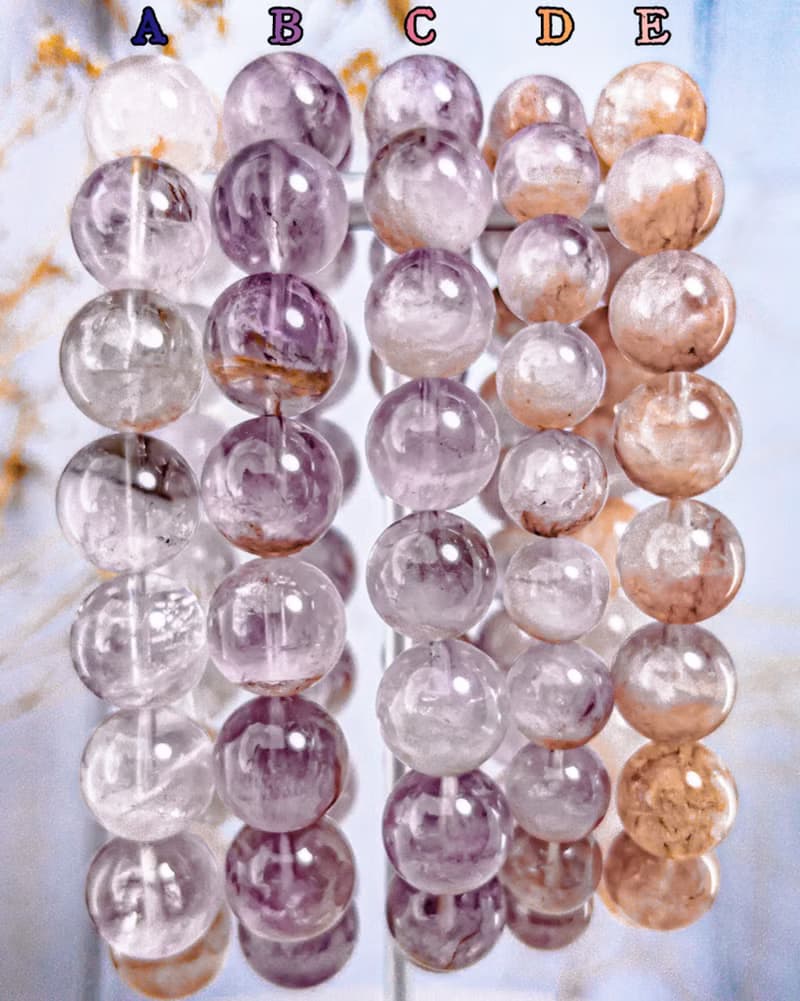 【火焰紫兔毛】半盆 薰衣草紫 兔毛水晶手串手鍊/一物一拍