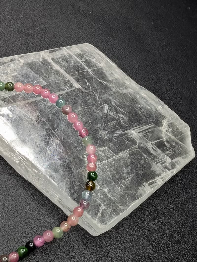 碧璽 Tourmaline 手串 手鍊 天然水晶 水晶手鍊 3mm