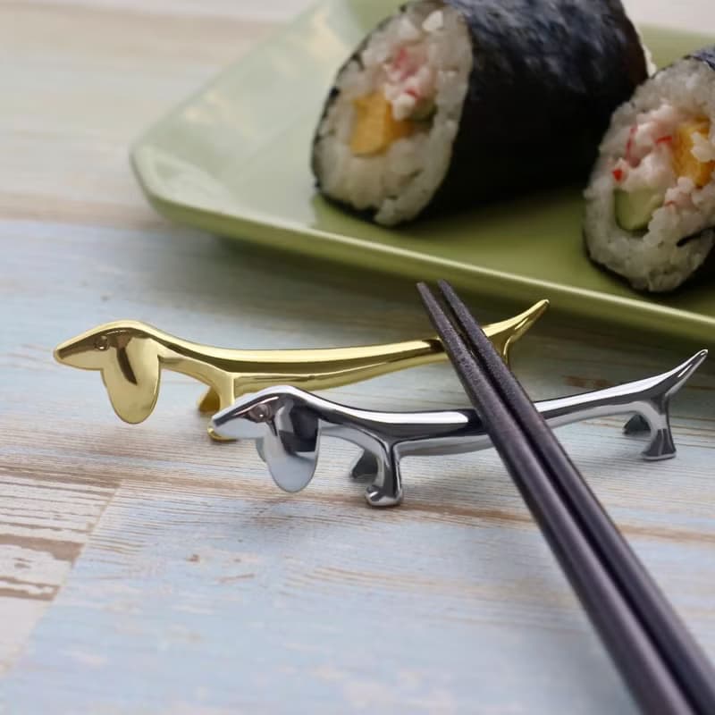 日本【SALUS 佐藤金屬】臘腸狗餐具架