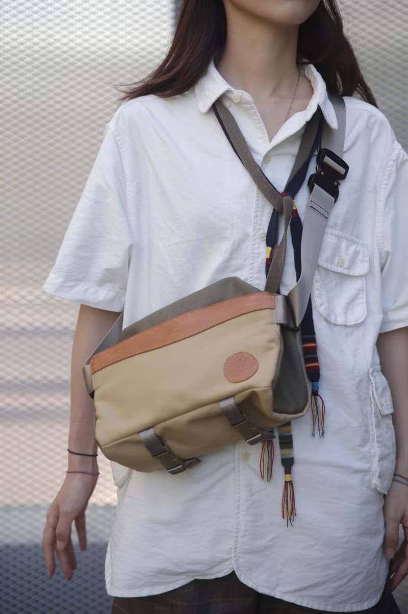 清友制包所 防水帆布復古相機包 腰包 斜挎包 男女胸前包 卡其色