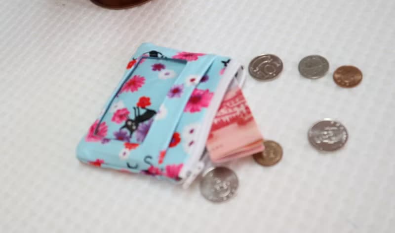 花叢中的貓 悠遊卡證件零錢包 證件套 小錢包 名片夾 識別證