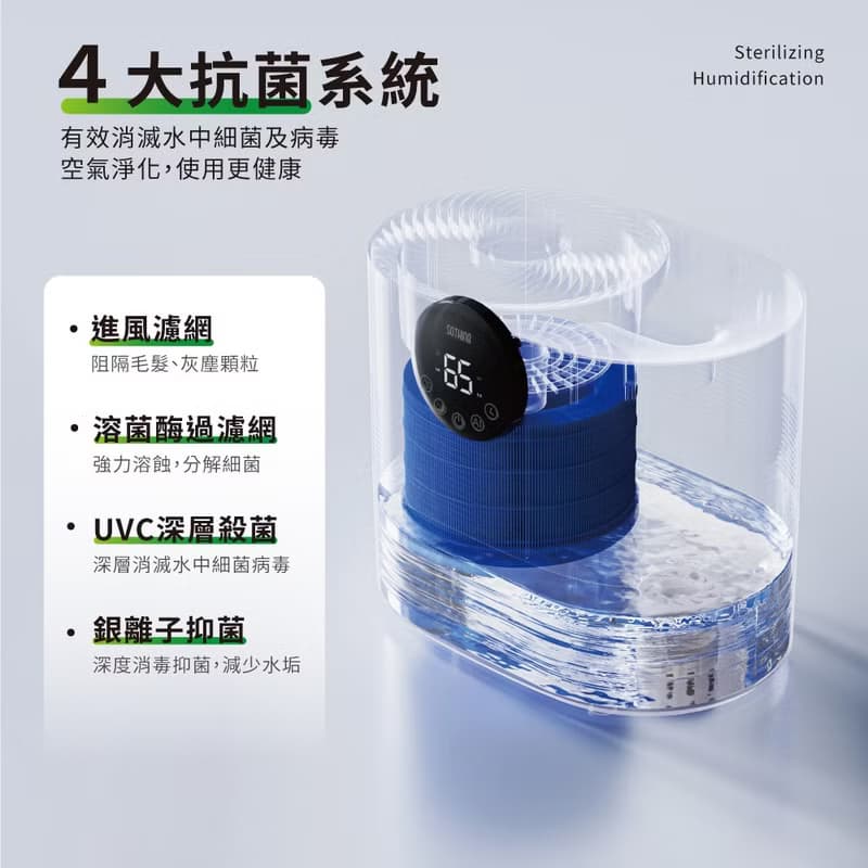 【快速出貨】向物除菌無霧加濕器 滋潤 (5L)