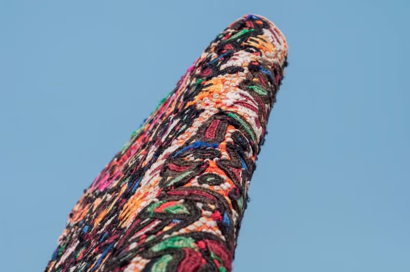 手工刺繡錢包 民族風長夾 刺繡皮夾 手工古布長夾-刺子繡沙漠花朵