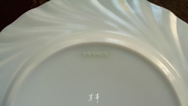 法國製牛奶玻璃餐具