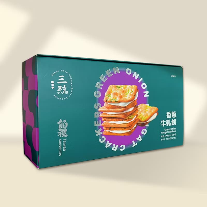 香蔥牛軋餅14入【伴手禮】【端午禮盒】【中秋禮盒】【過年禮盒】