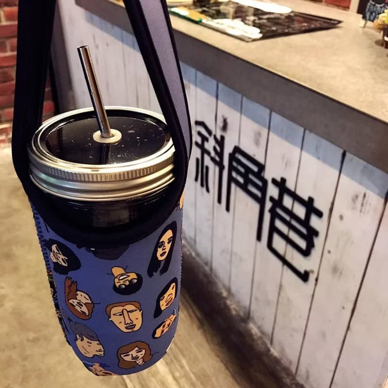 BLR 環保 飲料提袋 張寧 聯名款 藍 柴犬 Ti 102 MONOCUP