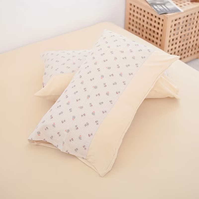 (雙人)UMORFIL膠原蛋白狐狸剪花寢具組-點點棕∣四件組