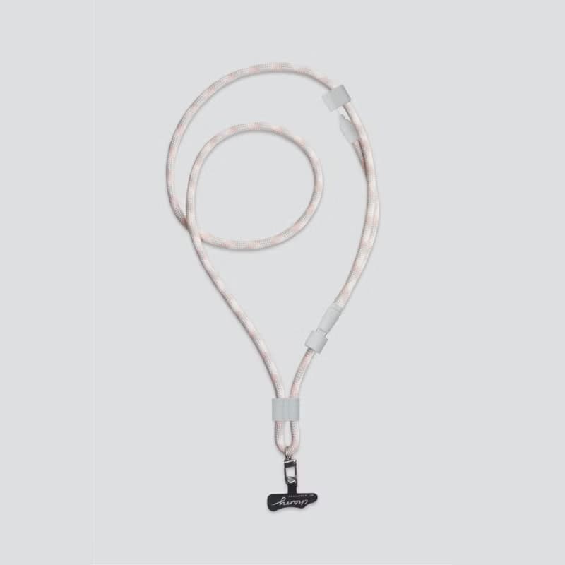 Charry 充電線 手機掛繩 2in1 USB A-C 或 C-C 粉紅色 The Wes