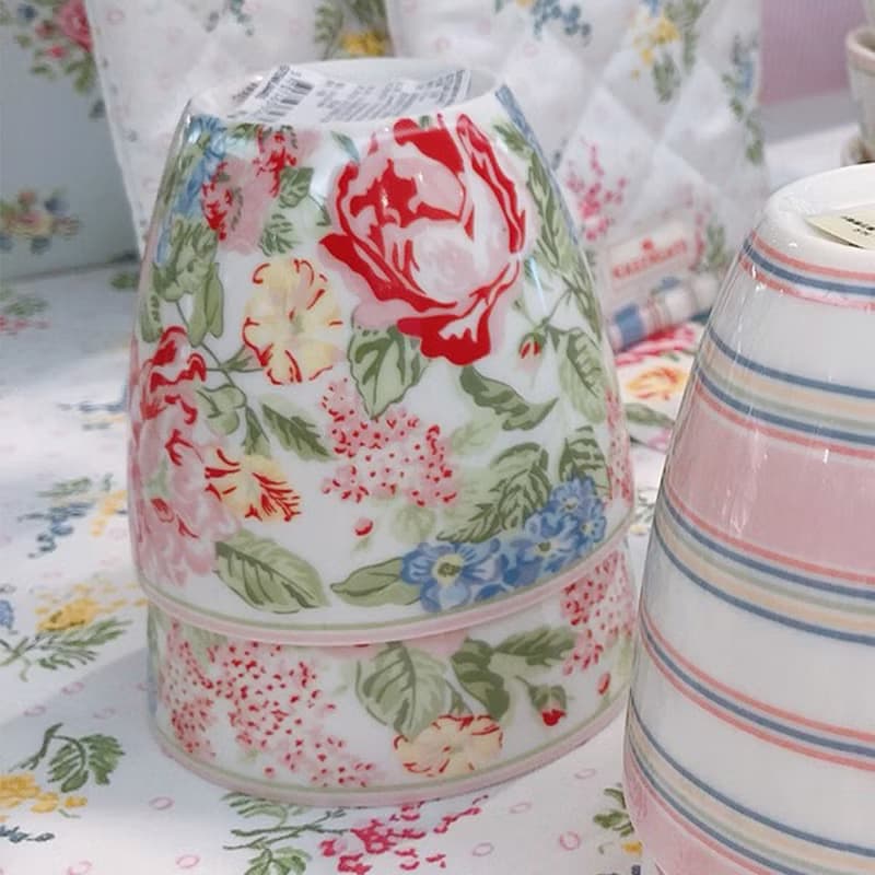 【2件888】丹麥GreenGate Emmaline white 拿鐵杯