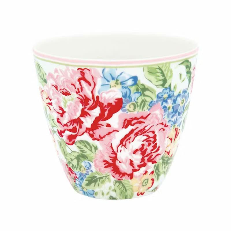【2件888】丹麥GreenGate Emmaline white 拿鐵杯