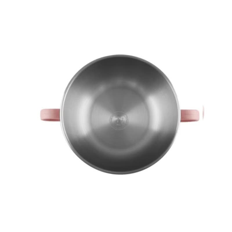 Ti-living 純鈦抗菌兒童-學習雙層組合碗 (大) 350ml-粉