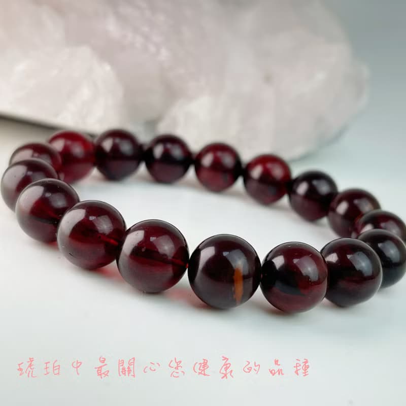 平安/靜心/健康-天然高檔血珀手鍊