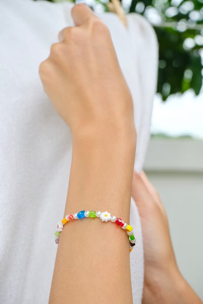 Bracelet Blossom • Beaded Jewelry • Cute Colorful Gift Beach Summer Accessories