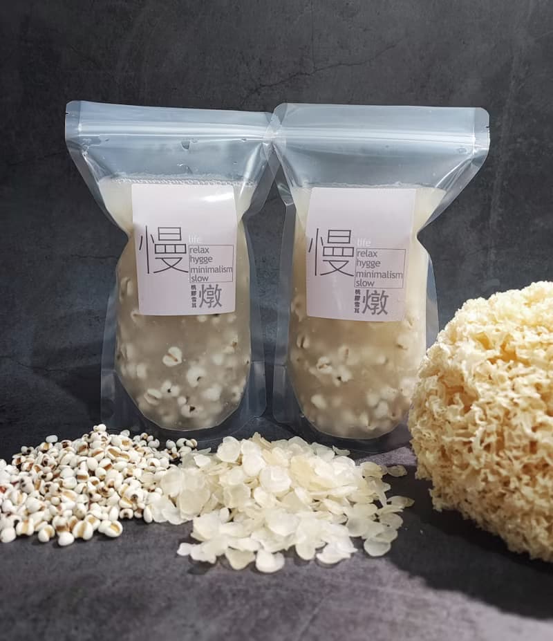 家庭號【大美人薏仁皂角米雪耳飲】早餐/斷食/下午點心