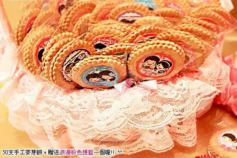 二次進場 麥芽餅X50支+附贈大提籃X1個 送客喜糖 活動禮 抽獎禮物