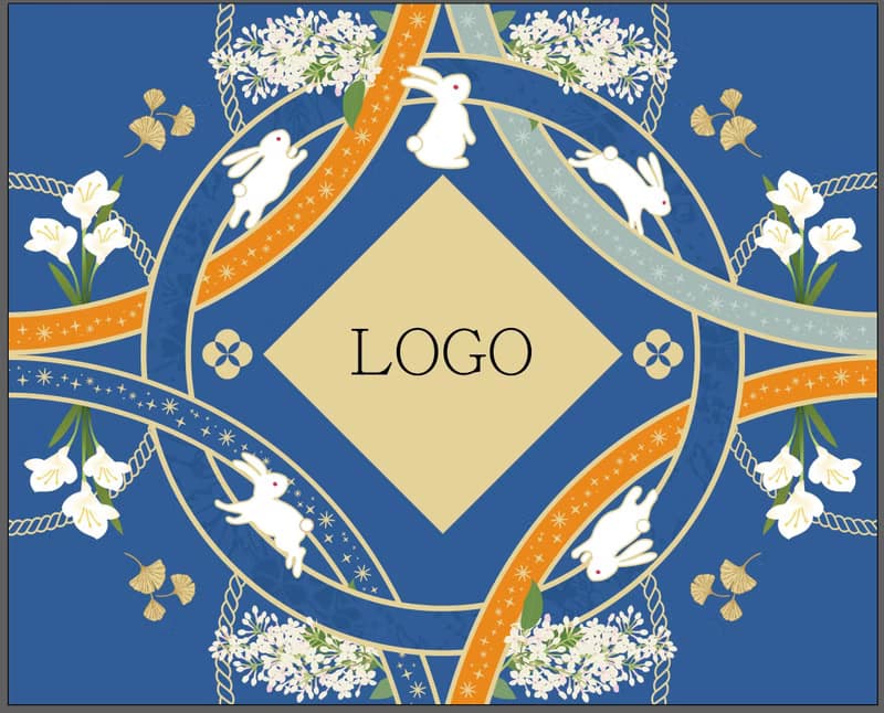 【錦月花影】中秋日式桃山月餅禮盒 (鐵盒封面可印製LOGO)