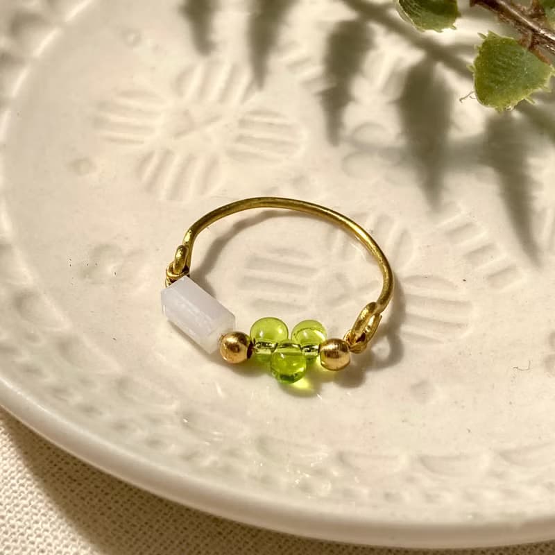 老林雜貨 | 青葡萄黃銅戒指