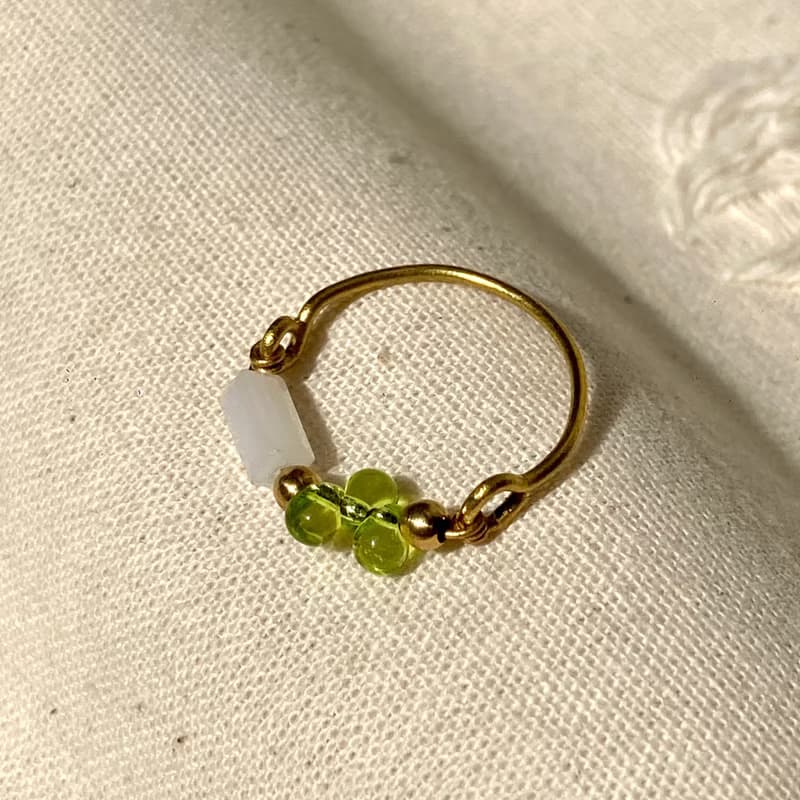 老林雜貨 | 青葡萄黃銅戒指