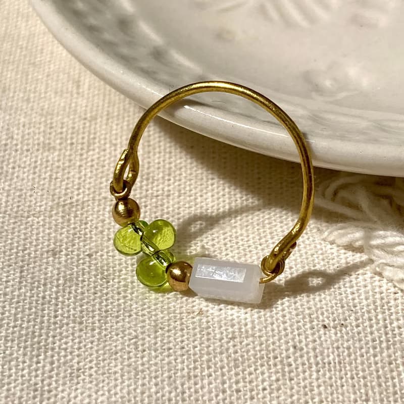 老林雜貨 | 青葡萄黃銅戒指