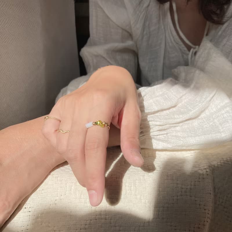 老林雜貨 | 青葡萄黃銅戒指