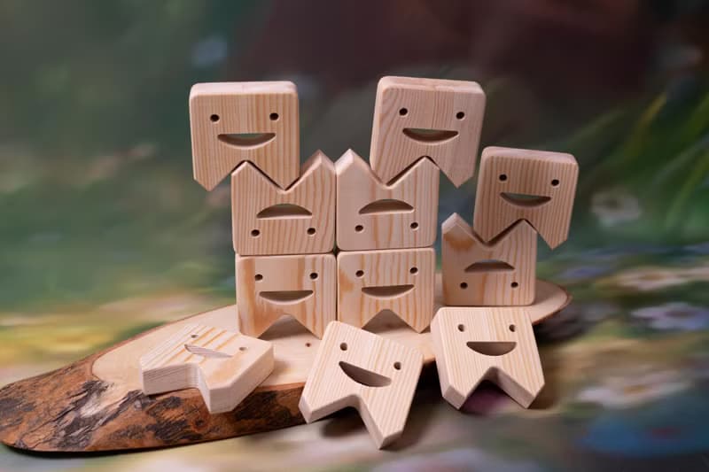 Tooth Blocks Wooden Balance Game, Kids Birthday Gift, Montessori Toy