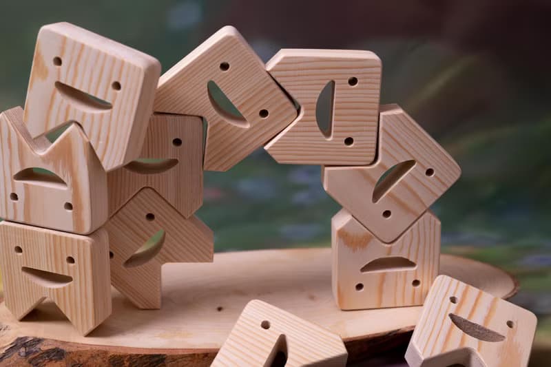 Tooth Blocks Wooden Balance Game, Kids Birthday Gift, Montessori Toy