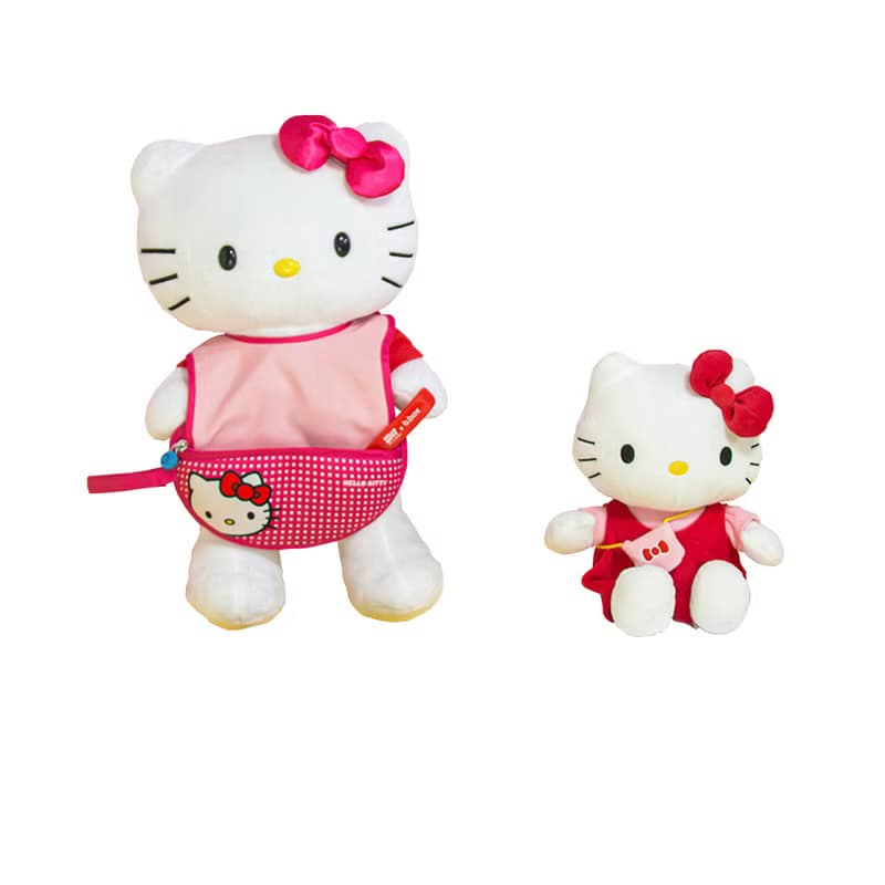 b.box Kitty旅行圍兜袋(桃紅)