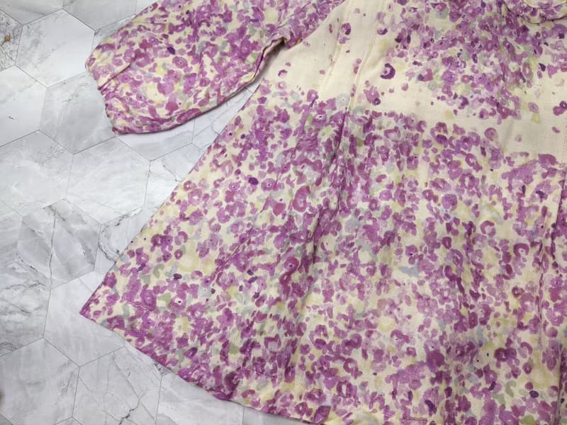 彌月禮物 女童洋裝 長袖洋裝 雙重紗洋裝 日本設計布 90cm
