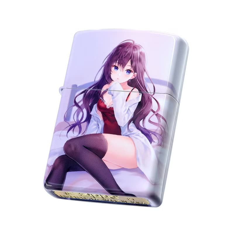 【ZIPPO官方旗艦店】動漫設計-居家女孩防風打火機 Z1-043