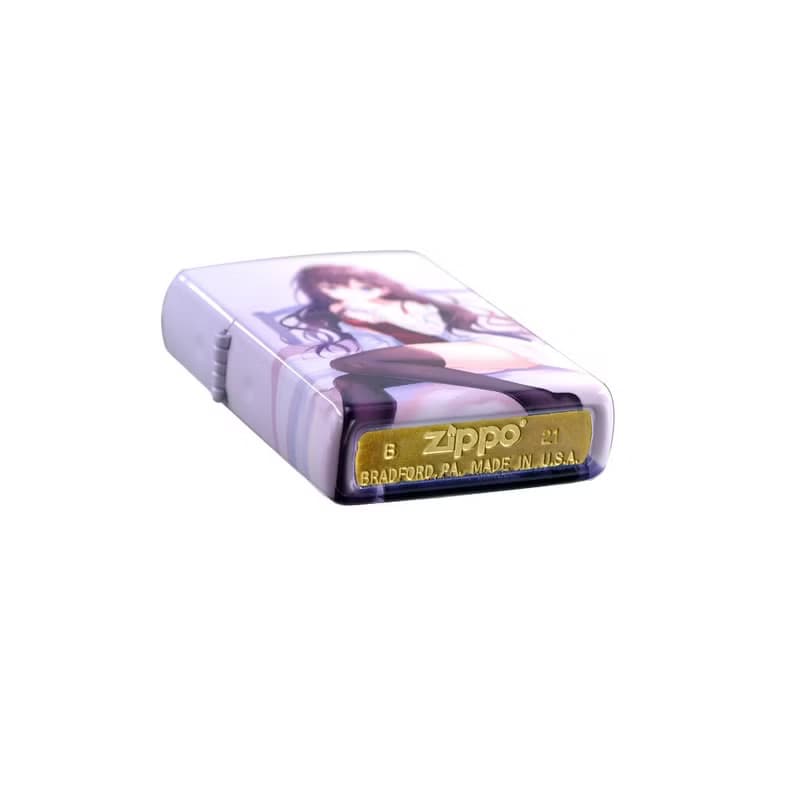 【ZIPPO官方旗艦店】動漫設計-居家女孩防風打火機 Z1-043