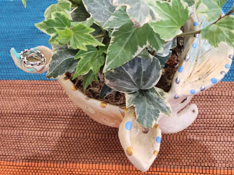 葉髮流森林精靈*陶製盆器*開幕.新居.升遷.生日.盆栽賀禮