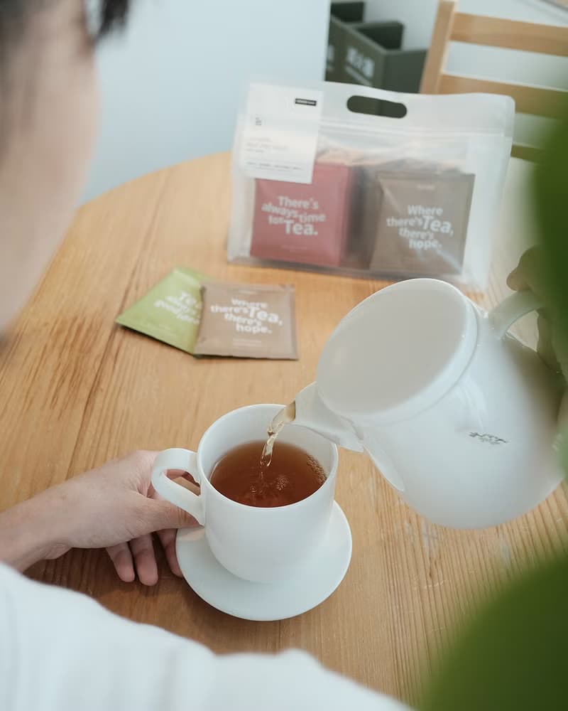 三角茶包禮盒—簡單提袋