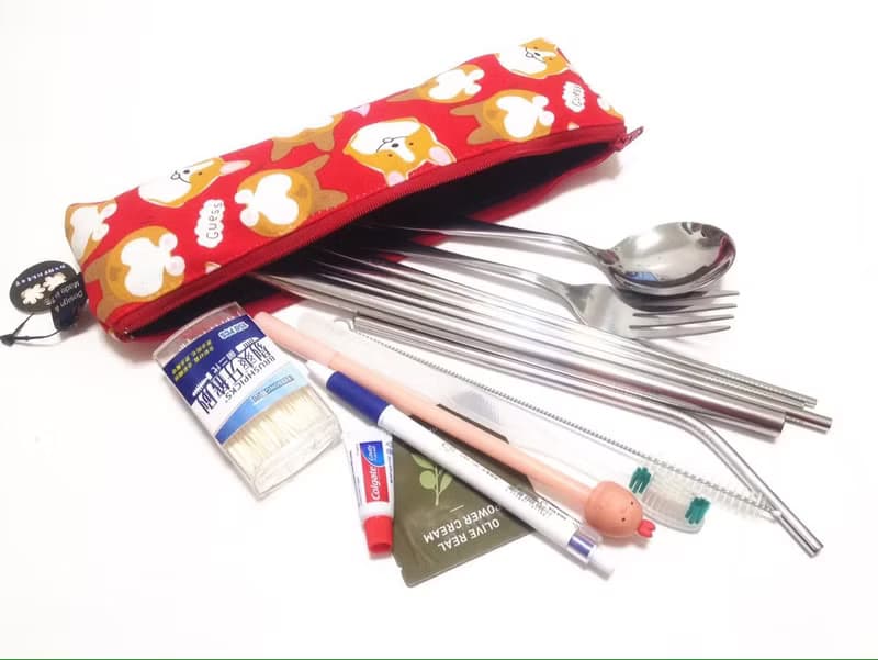 大食怪環保收納袋-科基屁屁(紅色)