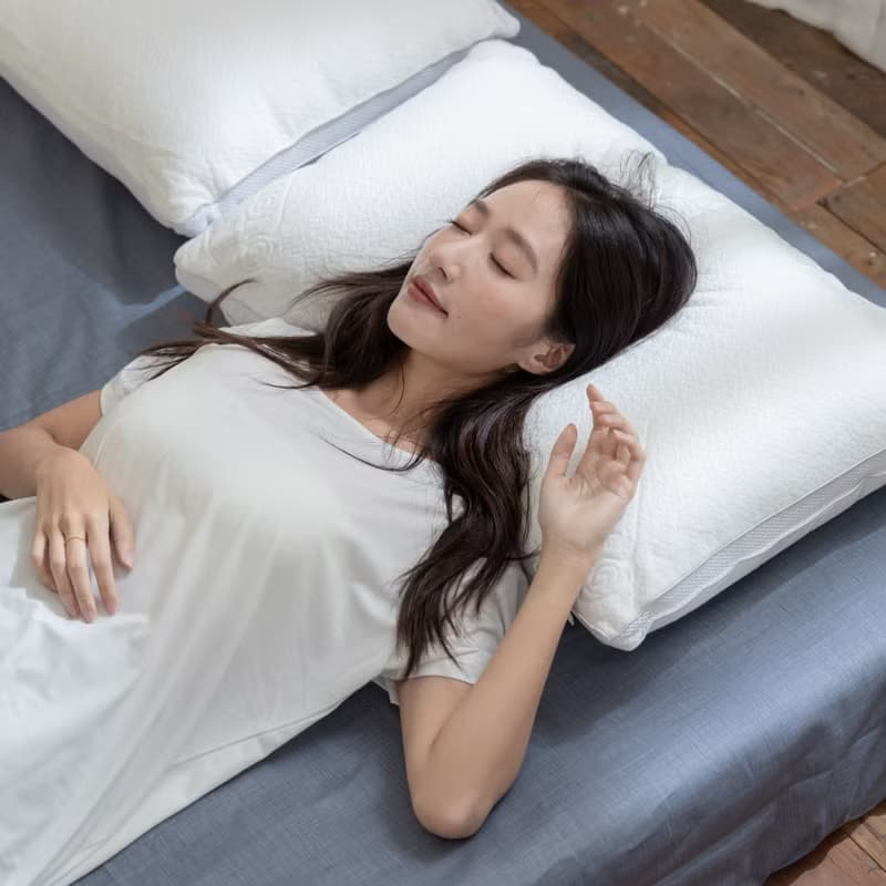 水洗枕 萊賽爾 天絲 獨立筒枕 中枕 飽實感 高度適中  袋裝彈簧55