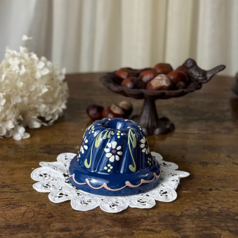 50684-法國阿爾薩斯傳統Kougelhopf蛋糕陶瓷模具