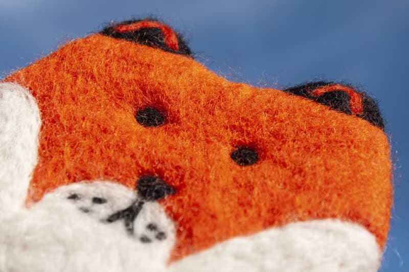 情人節禮物 聖誕交換禮物 森林系羊毛氈杯墊 動物杯墊-狗兒吸水墊