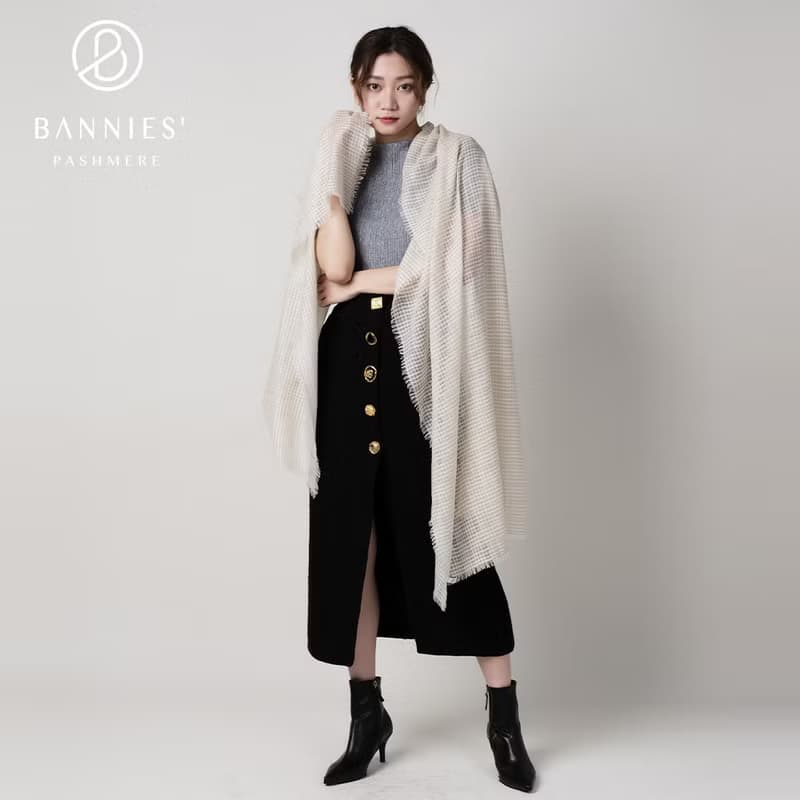無染杏 | 璀璨系列 喀什米爾圍巾