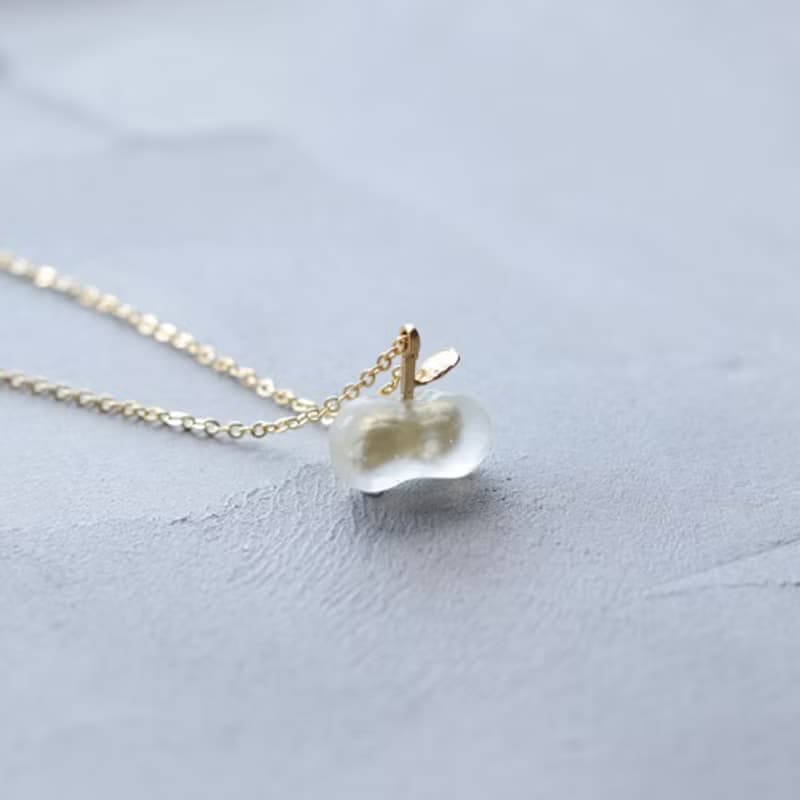 ちいさい蜜りんご　ネックレス　N456