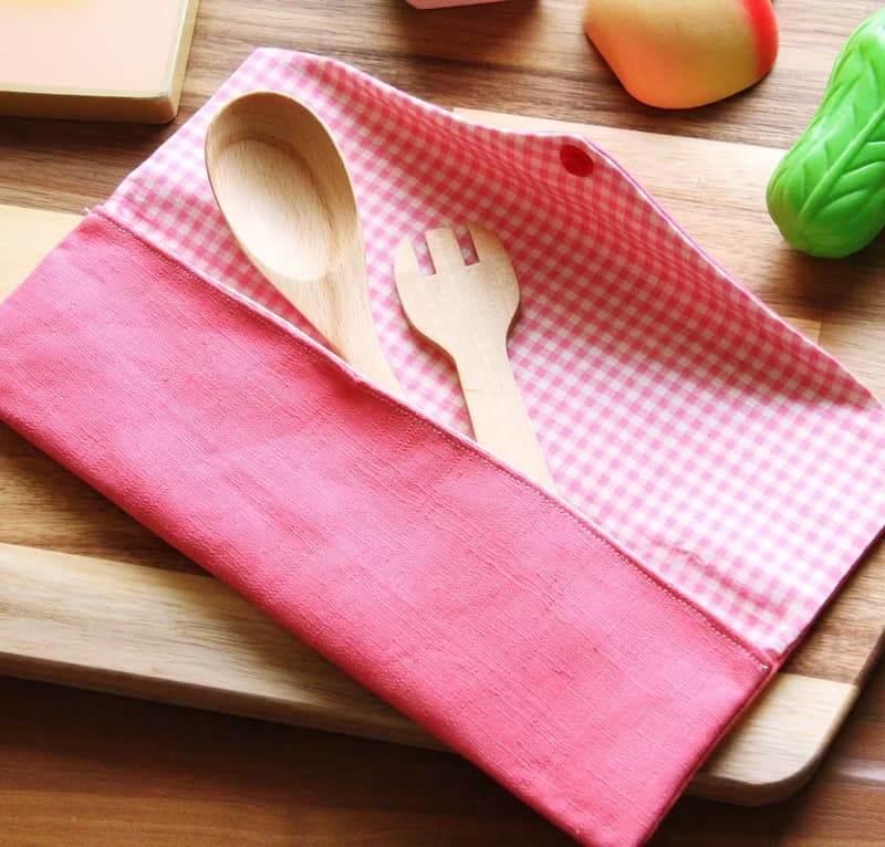 男朋友女朋友環保筷袋 ~ 收納包 .手作餐袋.自我風格.文青