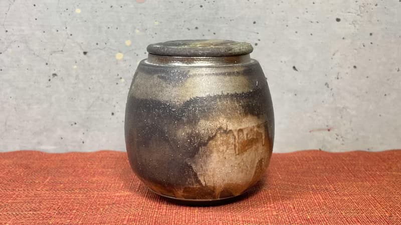 球狀茶三兩罐/柴燒/造型/楊博戎
