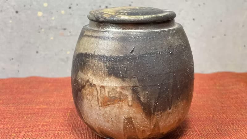 球狀茶三兩罐/柴燒/造型/楊博戎