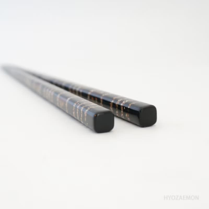 兵左衛門　高級若狭塗箸　波瀬　大　中　桐箱入り