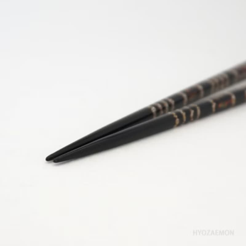 兵左衛門　高級若狭塗箸　波瀬　大　中　桐箱入り