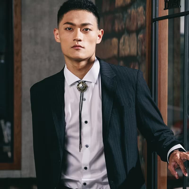 十二星座系列 保羅領帶 Bolo Tie 皮革項鍊 皮繩領帶 長項鍊