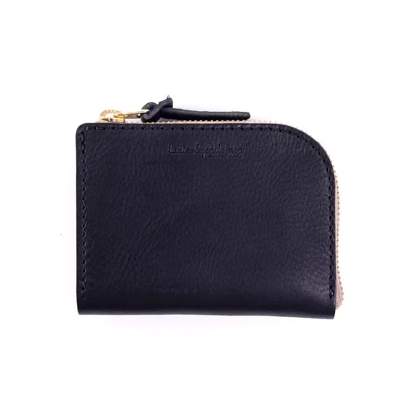 お札入れ ファスナー 財布 ミニ財布 コンパクト 革財布 レザー イタリアンレザー 革