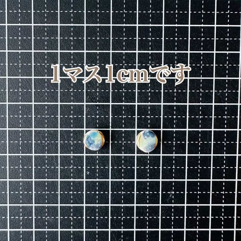 【再販】星空 金継ぎ 陶器 ピアス ノンホールピアス 星 やきもの 小さい 小ぶり シンプル ギフト プレゼント 贈り物 誕生日 母の日 ゴールド 金 ブルー