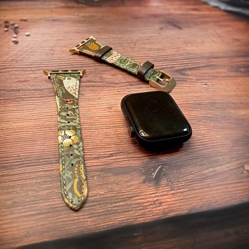 Apple Watch 38/40/41mm  BEST OF MORRIS 限量聯名款錶帶 - 棕色