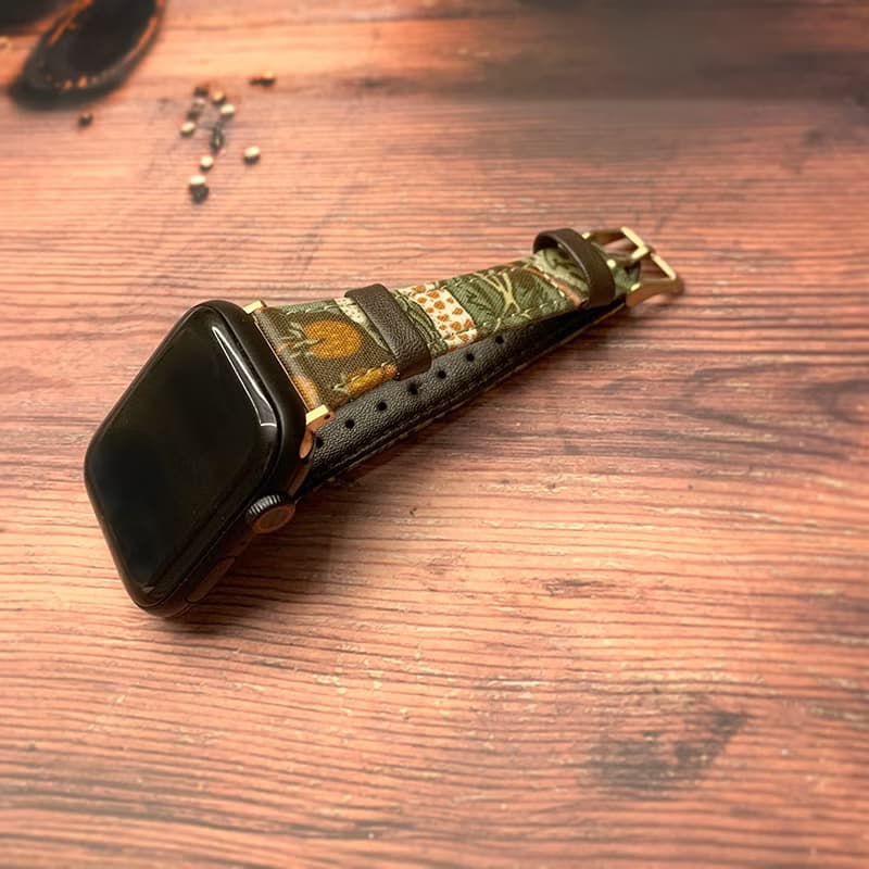 Apple Watch 38/40/41mm  BEST OF MORRIS 限量聯名款錶帶 - 棕色