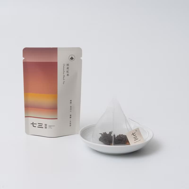 七三茶堂 立體茶包丨桂花紅茶 8單入–精裝盒