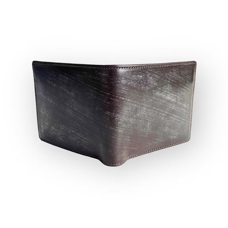 番外編Basicウォレット  ブライドルレザーD.brown×国内産仔牛革Brown